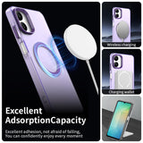 Husa pentru Samsung Galaxy A06 4G, Techsuit CandyCase MagSafe, alb