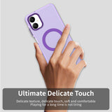 Husa pentru Samsung Galaxy A06 4G, Techsuit CandyCase MagSafe, alb
