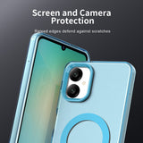 Husa pentru Samsung Galaxy A06 4G, Techsuit CandyCase MagSafe, alb