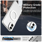 Husa pentru Samsung Galaxy A06 4G, Techsuit CandyCase MagSafe, alb