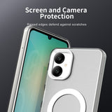 Husa pentru Samsung Galaxy A06 4G, Techsuit CandyCase MagSafe, alb