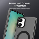 Husa pentru Samsung Galaxy A06 4G, Techsuit CandyCase MagSafe, alb