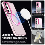 Husa pentru Samsung Galaxy S24 FE, Techsuit CandyCase MagSafe, alb