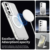 Husa pentru Samsung Galaxy S24 FE, Techsuit CandyCase MagSafe, alb