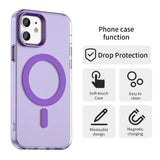 Husa pentru iPhone 12, Techsuit CandyCase MagSafe, alb