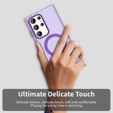 Husa pentru Samsung Galaxy S23 Ultra, Techsuit CandyCase MagSafe, alb