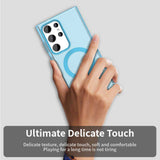 Husa pentru Samsung Galaxy S23 Ultra, Techsuit CandyCase MagSafe, alb