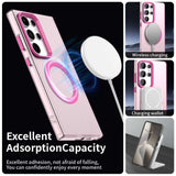 Husa pentru Samsung Galaxy S23 Ultra, Techsuit CandyCase MagSafe, alb