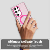 Husa pentru Samsung Galaxy S23 Ultra, Techsuit CandyCase MagSafe, alb