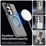 Husa pentru Samsung Galaxy S23 Ultra, Techsuit CandyCase MagSafe, alb