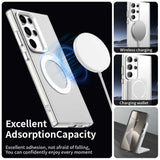 Husa pentru Samsung Galaxy S24 Ultra, Techsuit CandyCase MagSafe, alb