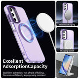 Husa pentru Samsung Galaxy A55 5G, Techsuit CandyCase MagSafe, alb