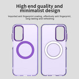 Husa pentru Samsung Galaxy A55 5G, Techsuit CandyCase MagSafe, alb