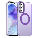 Husa pentru Samsung Galaxy A55 5G, Techsuit CandyCase MagSafe, alb