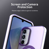 Husa pentru Samsung Galaxy A55 5G, Techsuit CandyCase MagSafe, alb