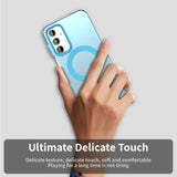 Husa pentru Samsung Galaxy A55 5G, Techsuit CandyCase MagSafe, alb