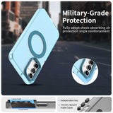 Husa pentru Samsung Galaxy A55 5G, Techsuit CandyCase MagSafe, alb