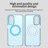 Husa pentru Samsung Galaxy A55 5G, Techsuit CandyCase MagSafe, alb