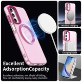 Husa pentru Samsung Galaxy A55 5G, Techsuit CandyCase MagSafe, alb
