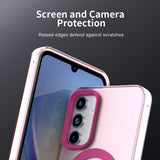 Husa pentru Samsung Galaxy A55 5G, Techsuit CandyCase MagSafe, alb