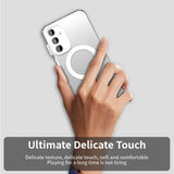 Husa pentru Samsung Galaxy A55 5G, Techsuit CandyCase MagSafe, alb