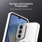 Husa pentru Samsung Galaxy A55 5G, Techsuit CandyCase MagSafe, alb