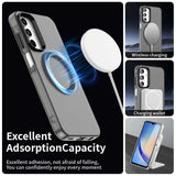 Husa pentru Samsung Galaxy A55 5G, Techsuit CandyCase MagSafe, alb
