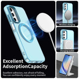 Husa pentru Samsung Galaxy A15 4G, Techsuit CandyCase MagSafe, alb