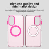 Husa pentru Samsung Galaxy A15 4G, Techsuit CandyCase MagSafe, alb