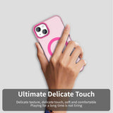 Husa pentru iPhone 15, Techsuit CandyCase MagSafe, alb