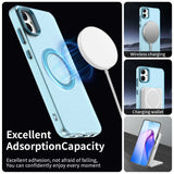 Husa pentru Samsung Galaxy A05, Techsuit CandyCase MagSafe, alb