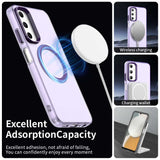 Husa pentru Samsung Galaxy A05s, Techsuit CandyCase MagSafe, alb