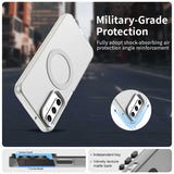 Husa pentru Samsung Galaxy A05s, Techsuit CandyCase MagSafe, alb