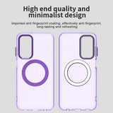 Husa pentru Samsung Galaxy A25 5G, Techsuit CandyCase MagSafe, alb