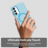 Husa pentru Samsung Galaxy A25 5G, Techsuit CandyCase MagSafe, alb