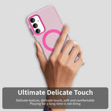 Husa pentru Samsung Galaxy A25 5G, Techsuit CandyCase MagSafe, alb