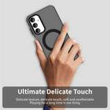 Husa pentru Samsung Galaxy A25 5G, Techsuit CandyCase MagSafe, alb