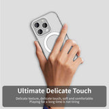 Husa pentru iPhone 15 Pro Max, Techsuit CandyCase MagSafe, alb