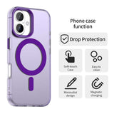 Husa pentru iPhone 16, Techsuit CandyCase MagSafe, alb