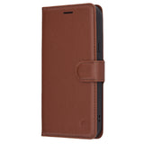 Husa pentru Google Pixel 10, Techsuit Leather Folio, maro
