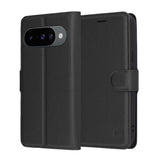 Husa pentru Google Pixel 10, Techsuit Leather Folio, maro