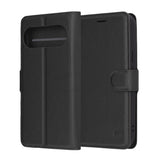 Husa pentru Google Pixel 10, Techsuit Leather Folio, maro