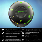 Boxa portabila Yesido Boxa portabila (YSW22), Bluetooth 5.3, TWS, Lumini RGB, IPX6, Radio FM, TF, AUX, Type-C, 4500mAh, 30W, negru