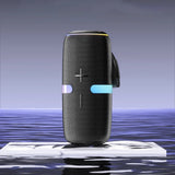 Boxa portabila Yesido Boxa portabila (YSW22), Bluetooth 5.3, TWS, Lumini RGB, IPX6, Radio FM, TF, AUX, Type-C, 4500mAh, 30W, negru