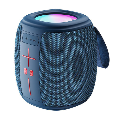 Boxa portabila Yesido Boxa portabila (YSW14), Bluetooth 5.1, Lumini RGB, Portabil, Fabric Texture, TF, USB, DC5V, 1200mAh, 5W, albastru