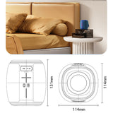 Boxa portabila Yesido Boxa portabila (YSW14), Bluetooth 5.1, Lumini RGB, Portabil, Fabric Texture, TF, USB, DC5V, 1200mAh, 5W, albastru