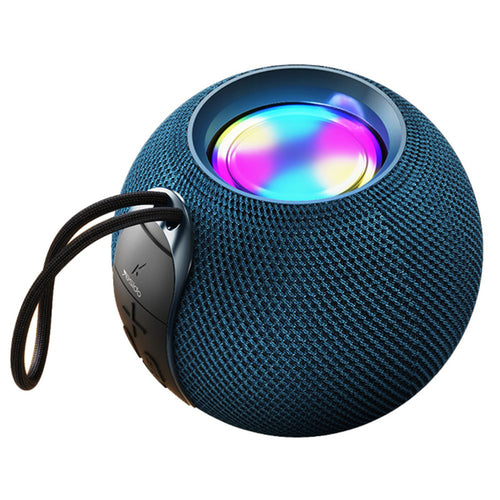 Boxa portabila Yesido Boxa portabila (YSW13), Bluetooth 5.1, Lumini RGB, Portabil, Surround Sound, TF, USB, DC5V, 1200mAh, 5W, albastru
