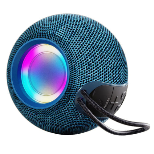 Boxa portabila Yesido Boxa portabila (YSW13), Bluetooth 5.1, Lumini RGB, Portabil, Surround Sound, TF, USB, DC5V, 1200mAh, 5W, albastru
