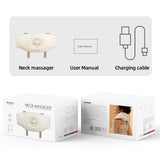 Aparat de Masaj Yesido Neck Massager (MG11), Reglabil, 3 Versatile Massage Modes, Soothing Heat Therapy, 2400mAh, Bej