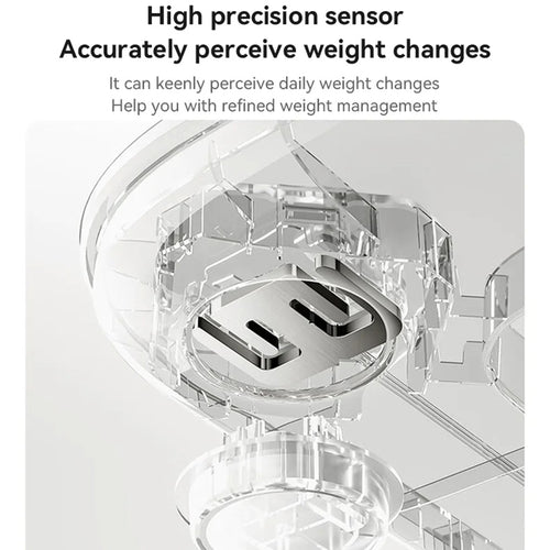 Cantar digital Yesido Digital Scale Body Weight (MG10), LED Display, Tempered Glass, 5-150kg, negru